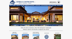 Desktop Screenshot of gemellicostruzioni.com